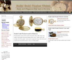 solidgoldpocketwatch.com: Solid Gold Pocket Watches - Solid Gold Pocket Watch
Solid gold pocket watch history, news and reviews. Plus, instant access to vintage, classic, and modern gold pocket watch.