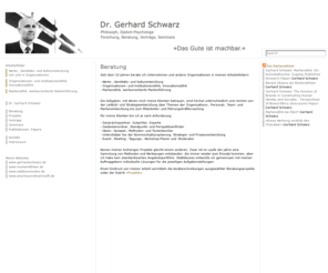 wertarbeit.org: Dr. Gerhard Schwarz | Philosoph, Dipl.-Psych.
