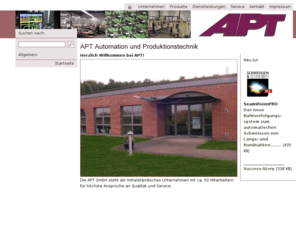 geniaweld.com: APT Automation und Produktionstechnik
Baugruppenfertigung Entwicklung Beratung Konstruktion Maschinenbau Elektronik