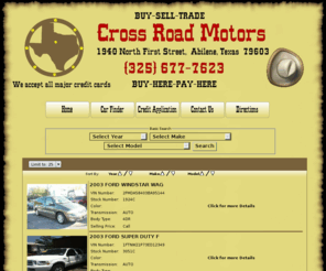 crossroadmotors.net: Cross Road Motors Inc. 
Cross Road Motors Inc., used car sales.