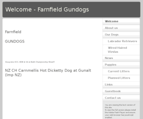 farnfieldgundogs.com: Welcome - Farnfield Gundogs
Gundogs