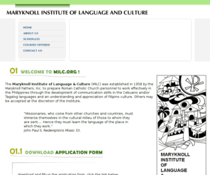 milcdominicantrinity.org: Mayrknoll Institute of Language and Culture
