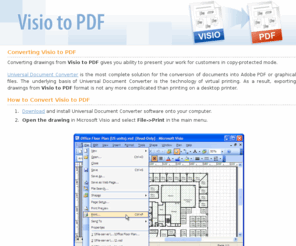 visio-to-pdf.info: Converting Visio to PDF
How to convert documents from Visio to PDF.