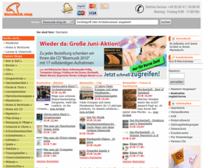 blasmusik-shop.de: Blasmusik-Shop :: Noten, Partituren, Bücher, CD und mehr für die Blasmusik
In unserem Shop finden Sie eine breite Palette von Büchern, CDs, DVDs und Accessoires für Bläsermusik aber auch Musikergeschenke für alle Richtungen.