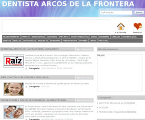 dentistaarcosdelafrontera.es: DENTISTA ARCOS DE LA FRONTERA
DENTISTA ARCOS DE LA FRONTERA