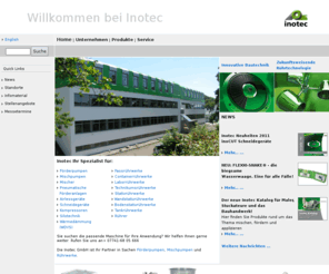 inotec-gmbh.com: Förderpumpen Mischpumpen Rührwerke Containerrührwerke
Die Inotec GmbH ist Ihr Partner in Sachen Förderpumpen, Mischpumpen und Rührwerke.