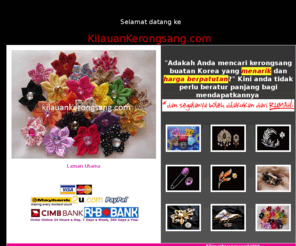 kilauankerongsang.com: kilauankerongsang.com - Perniagaan Internet Menjual
Kerongsang/brooch Korea dari Rumah
