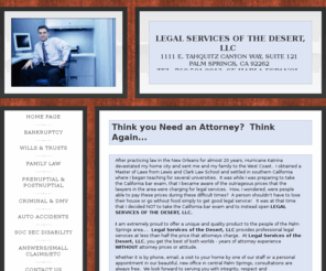 legalservicesofthedesert.com: Home Page
Home Page