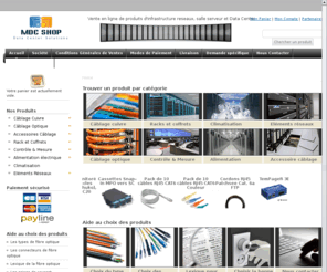 mdc-shop.net: Modul Data Center Shop : Achat en ligne de produits pour infrastructure réseaux et salle informatique
Vente en ligne de produits pour infrastructure réseaux et salle serveur