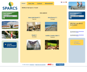 sparcstravel.com: Sparcs Travel - Welkom bij Sparcs Travel
Wilt u luxe en betaalbaar op vakantie? Dan bent bij ons aan het juiste (web)adres.Wij heten u graag welkom op één van onze luxe vakantieresorts of hotels.
