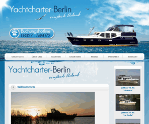 yachtcharter-berlin.de: Yachtcharter Berlin - Bootscharter und Bootsvermietung Berlin - Urlaub auf Oder, Spree und Havel
Chartern Sie mit uns und Erkunden auf diesem Weg die Havel und die Seenlandschaft in Deutschland von Berlin, Brandenburg, Potsdam und Mecklenburg Vorpommern. Wir begren Sie in unserem Motoryachtcharter und freuen uns, mit Ihnen die Havel, Oder, Spree, Elbe und die Mecklenburgischen Gewsser wie z.B. die Mritz gemeinsam zu befahren. Fr Sie stehen derzeit zwei Vacance 1200, eine Vacance 1040 Classic, eine Vacance 1300, eine Proficiat Retro 1025 Retro, eine Pedro Skiron 35 und zwei Pedro Levanto 32 zum Chartern bereit. Kommen Sie an Bord unserer komfortablen ausgestatten hollndischen Motoryachten und lernen Sie die schnsten Binnenreviere Berlin, Brandenburg und Mecklenburg Vorpommern kennen. Yachtcharter Werder wnscht Ihnen einen erholsamen Charterurlaub.