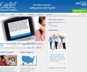 captelnewmexico.com: CapTel - The Captioned Telephone | Hearing Loss, Hard of Hearing, Phones, Captioning, Phone Captions
Written captions of everything the caller says appear in the built-in CapTel display. Hearing Loss.