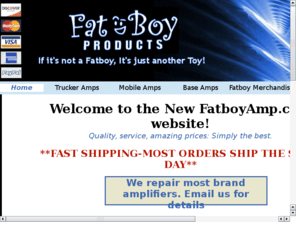 fatboyamp.com: FatboyAmp.com CB Amplifiers - Linear Amplifiers
