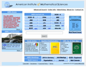 aimsciences.org: AIMS
