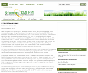 bakornaslkmi.org: Bakornas LKMI HMI - bakornaslkmi.org
Situs Resmi Badan Koordinasi Nasional Lembaga Kesehatan Mahasiswa Islam - Himpunan Mahasiswa Islam