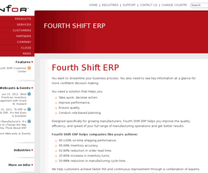 demandstream.net: Fourth Shift ERP
Fourth Shift ERP helps growing manufacturers improve quality, efficiency, and speed for better results.