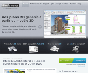 intelliplusarchitectural.com: Logiciel Architecture 3D BIM en DWG (format AutoCAD) | IntelliPlus Architectural
IntelliPlus Architectural est un logiciel professionnel d'Architecture 3D et 2D simple et intuitif, 100% compatible AutoCAD. Essai gratuit.