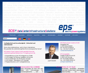 it-sicherheitstechnik.com: EPS Electric Power Systems IT Datenverkabelung Infrastrukur EPS USV Batterien IT-Monitoring Power Management KVM
Ob USV Anlage oder ein USV System -
Wir realisieren Ihre unterbrechungsfreie Stromversorgung -
Für unsere USV-Anlagen und USV-Systeme bieten wir Ihnen Service & Support rund um die Uhr.