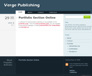 vergepub.com: Verge Publishing | Your full-service web technology store
