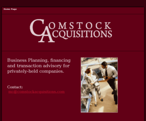 comstockacquisitions.com: Home Page
Home Page