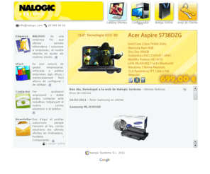 nalogic.com: Nalogic Systems, informàtica vic, programació, web, telefonia, ordinadors, xarxes, serveis internet
