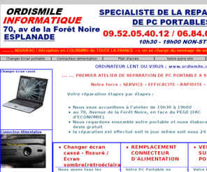 pc-occasion-strasbourg.fr: REPARATION DE PC PORTABLE SUR STRASBOURG, ECRAN CASSE, FISSURE, SURCHAUFFE PC PORTABLE, CONNECTEUR ALIMENTATION PC PORTABLE, Dalle écran pc portable
 Dépannage et réparation de pc portable sur strasbourg, notre travail est de Changer les écrans cassé ou fissuré de pc portabless, réparation de pc portables sur strasbourg et environs,Dépannage PC portable,Réparation PC portable,Réparation ordinateur portable,réparer pc portable,Prise alimentation portable,Prise alim cassé,Prise chargeur cassé,connecteur alimentation portable, remplacer connecteur chargeur,remplacer prise alim, Portable charge plus la batterie,écran sombre PC portable,écran sombre d'ordinateur portable,rétro-éclairage PC portable,rétro-éclairage d'ordinateur portable,dépannage pc portable