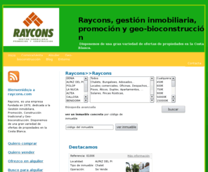 raycons.com: Raycons | Raycons, gestión inmobiliaria, promoción y geo-bioconstrucción
