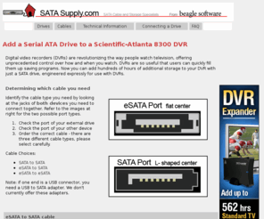 satasupply.com: SATA Supply.com
SATA cables and drive supplies