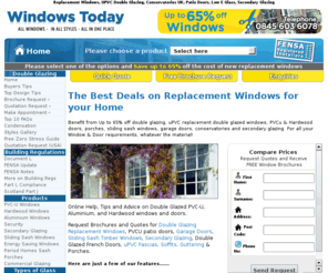 windowstoday.co.uk: Double Glazing, Replacement Windows UK, UPVC Windows, Double Glazed Windows
Windows Today, your guide to double glazing, casement, sliding sash, conservatories, replacement windows and double glazed doors for your home. Manufacturers & suppliers directory, Free quotes, brochures, tips, PVCu, uPVC, vinyl, Wood, Aluminium & Hardwood.