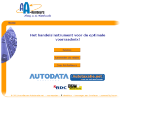 a-aruilbeurs.net: AA-Ruilbeurs
Autotaxatie.net, de beste troef in Automotive. De site voor al uw online voertuig taxaties.