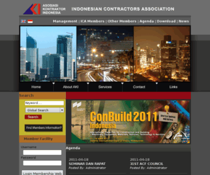 aki.or.id: Indonesia Contractors Association
ICA,Association,Contractors,Indonesia