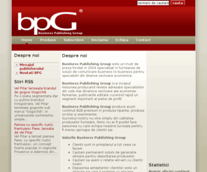 bp-group.ro: Despre noi
Business Publishing Group