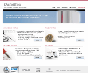 datamax.bg: Datamax - Software and Information Systems
...