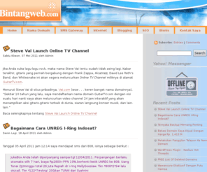 ifee.info: BintangWeb.com :: Progressive Thinking :: Thinking Progressive
Blog tentang SMS Gateway, Web Development, Web Programming, Domaining, Kontes SEO, Bisnis, Wirausaha, Friendship, dan lain-lain yang tiba-tiba melintas di kepala saya.