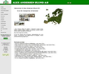 alex-andersen.com: Alex Andersen Ølund A/S
I Alex Andersen Ølund A/S dækker vi Danmark, Sverige, Norge, Finland, Tyskland, Belgien, Holland, Luxembourg, Frankrig og England med blomster.