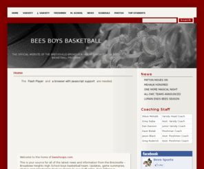 beeshoops.com: Bees Boys Basketball
 Welcome to the home of beeshoops.com. This is your source for all of the latest news and information from the Brecksville - Broadview Heights High School boys basketball team. Updates, game summaries, photos and entertaining feature stories by our staff writer, Dom DiPasqua. Check back often so you don’t miss a thing. Please be ...