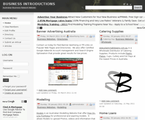 introduction.com.au: Introduction
Introduction.com.au Australia's Business Networking Website, Information and contacts to help your business grow.
