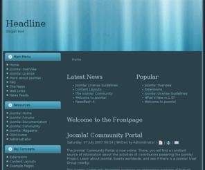 silviu.es: Welcome to the Frontpage
Joomla! - el motor de portales dinámicos y sistema de administración de contenidos