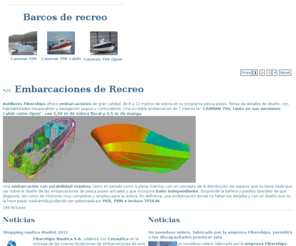 fiberships.com: Embarcaciones de recreo | barcos de recreo | nautica |
Embarcación de recreo Astilleros FiberShips. Diseñamos y fabricamos barcos de recreo, embarcaciones de recreo,  Barcos de pesca, barcos de 5 metros y veleros para minusválidos