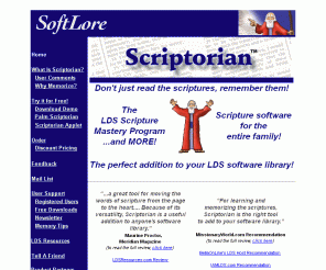 softlore.com: Scriptorian - LDS Scripture Mastery Software (and more!)
