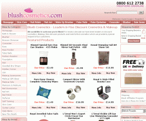 blushcosmetics.com: Blush Cosmetics & Make Up - Discount Cosmetics Professionals, Cheap Cosmetics Direct Worldwide Delivery
Blush Cosmetics offers popular and hard-to-find cosmetics, Cheap Makeup, discount and fine skincare products to customers who value service and the best prices. Including Professional Make up brushes and Crystal Glass Nail Files.