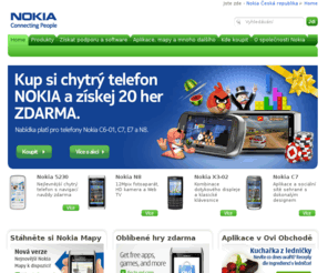 nokia.cz: Nokia Česká republika - Home
Nokia na webu. Prohledejte telefony a příslušenství Nokia, prozkoumejte hudbu, mapy, technickou podporu a další. homepage