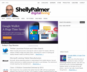 shellypalmermedia.com: Shelly Palmer Digital Living
The latest news about technology, media and entertainment plus great tips and techniques to help you live and work in a digital world.
