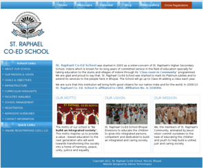 straphaelbhopal.com: St. Raphael Co-Ed School
Welcome to St. Raphael Co-Ed School, Misrod, Bhopal