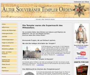 templer-radio.info: Alter Souveräner Templer Orden
