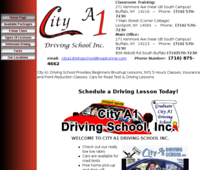 citya1drivingschool.com: Home Page
Driving school