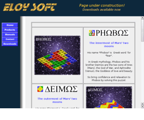 eloy-soft.com: Eloy Soft
Eloy Soft creates cool games for Palm OS PDA.