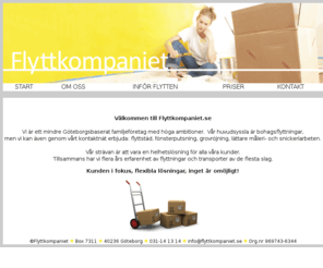 flyttkompaniet.com: Flyttkompaniet - företaget med höga ambitioner!
