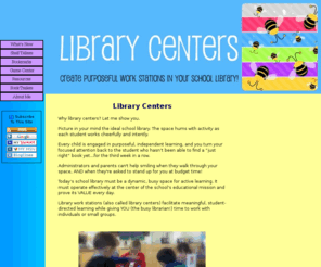 library-centers.com: Library Centers
create library centers, student work stations to teach library skills 