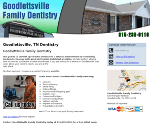 rivergatedentistry.net: Dentistry Goodlettsville, TN-Goodlettsville Family Dentistry
Goodlettsville Family Dentistry provides dental, Lumineers services to Goodlettsville, TN. Call 615-239-0110 today.